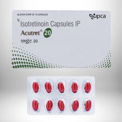 Acutret 20mg, Isotretinoin Tablets, Acne Medication, IPCA Laboratories, Severe Acne Treatment, Best Acne Pills