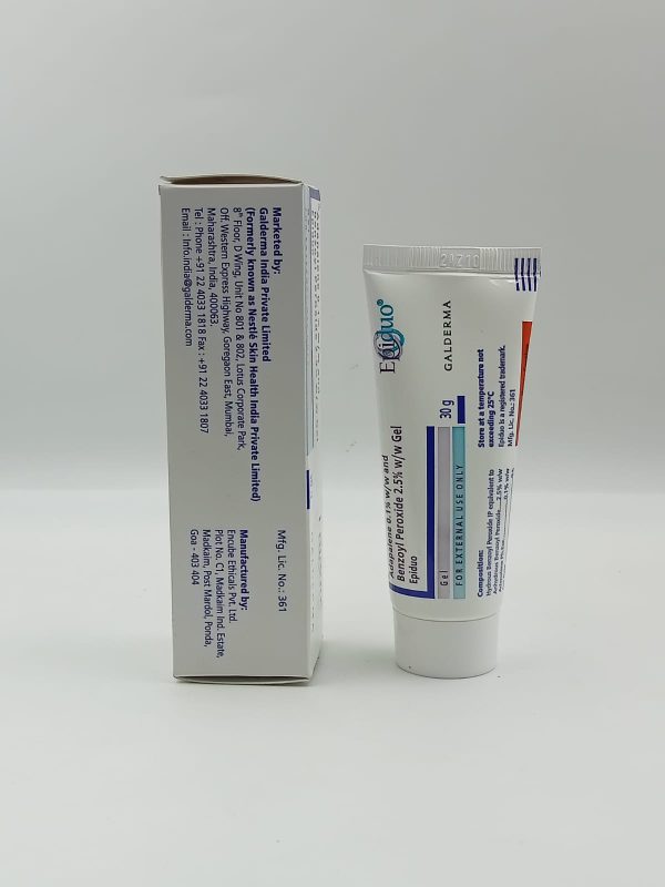 Epiduo gel – Adapalene 0.1 % and benzoyl peroxide 2.5 % gel