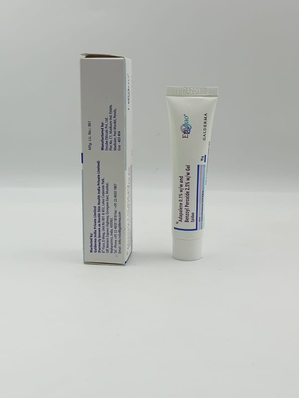 Epiduo gel – Adapalene 0.1 % and benzoyl peroxide 2.5 % gel