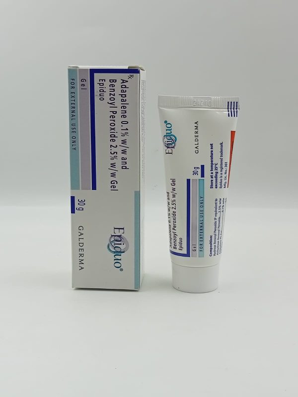 Epiduo gel – Adapalene 0.1 % and benzoyl peroxide 2.5 % gel