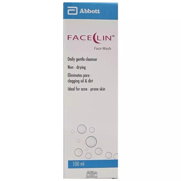 Faceclin Face Wash 100 ml – Deep Cleansing Formula for Acne-Prone Skin with Oil Control & Pore Purifying Action