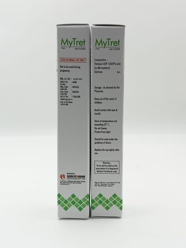 MyTret gel – Tretinoin Microsphere gel 0.025 %