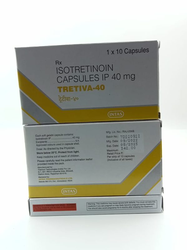 Tretiva 40  Isotretinoin Capsule 40 mg