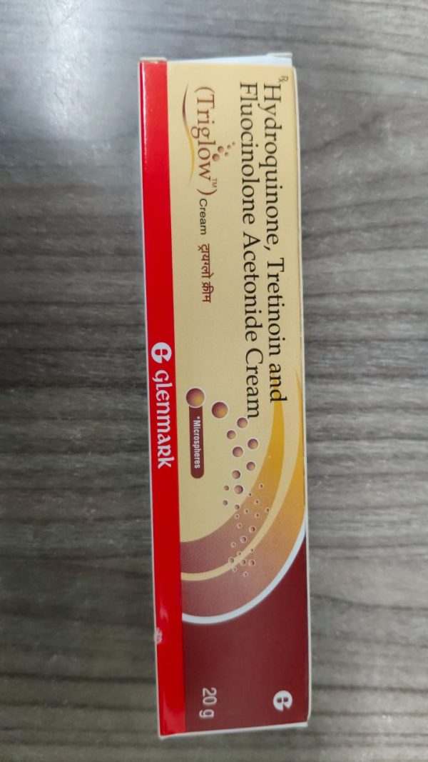 Triglow Cream Hydroquinone, Tretinoin and Fluocinolone Acetonide Cream – Triple Action Skin Brightening & Pigmentation Treatment