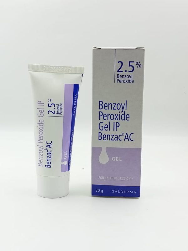 Benzac AC 2.5  Benzoyl Peroxide gel