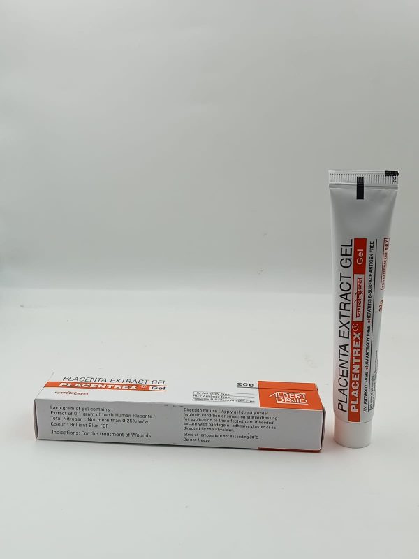 Placentrex Gel – Placenta Extract (0.1gm) for Wound Healing & Skin Regeneration