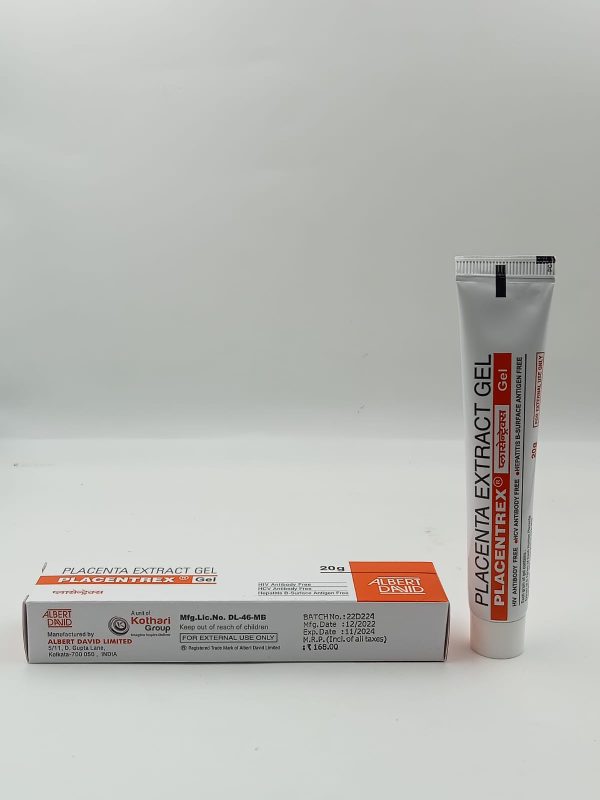 Placentrex Gel – Placenta Extract (0.1gm) for Wound Healing & Skin Regeneration