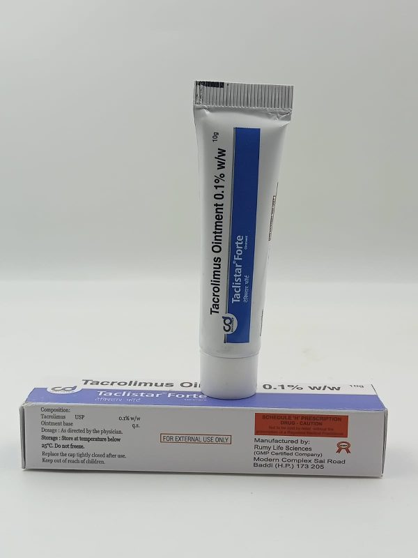 Taclistar forte 0.1 % – Tacrolimus ointment